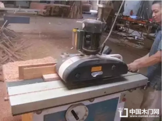 Wooden door production