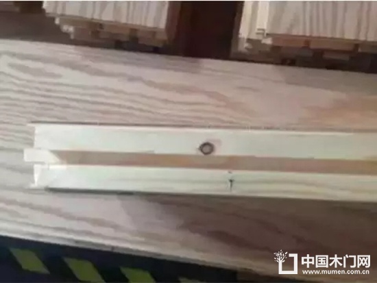 Wooden door production