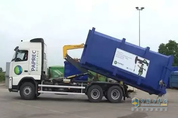 Removable garbage truck