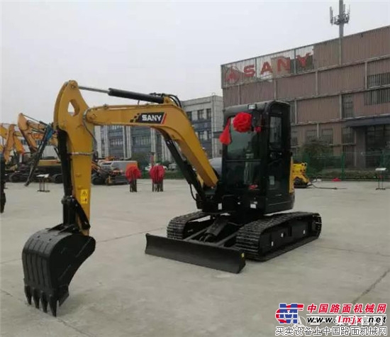 Why is the Sany SY55U tailless excavator hot?