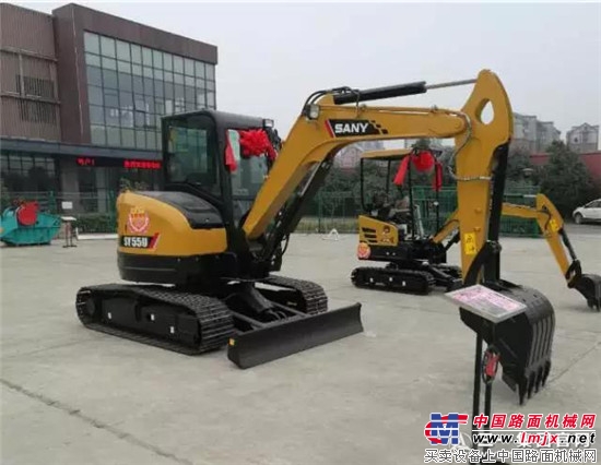 Why is the Sany SY55U tailless excavator hot?