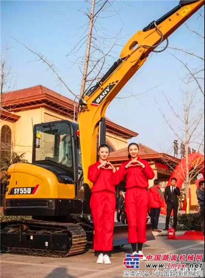 Why is the Sany SY55U tailless excavator hot?