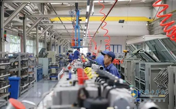 Weichai natural gas engine production line