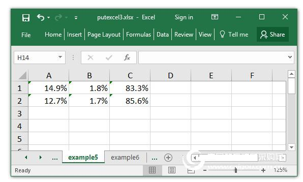 Stata creates an Excel spreadsheet with the putexcel command