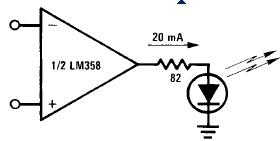LED driver consisting of LM358