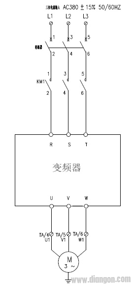 Frequency conversion electrical circuit