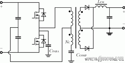 Forward circuit with compensation circuit