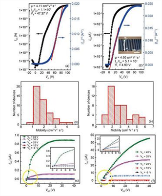 Performance improvement of C60 single crystal field effect transistor: influence of PFN+Br-intermediate layer