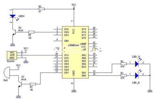 åŸºäºŽAtmega8çš„è¢«åŠ¨å¼çº¢å¤–çº¿æŠ¥è­¦å™¨å®žéªŒ1