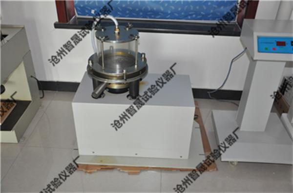 Geotextile effective aperture tester