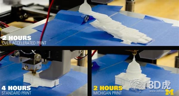 University of Michigan professor uses damping algorithms to increase 3D printing speed