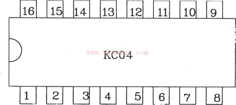 SCR phase shift trigger KC04 typical application circuit diagram