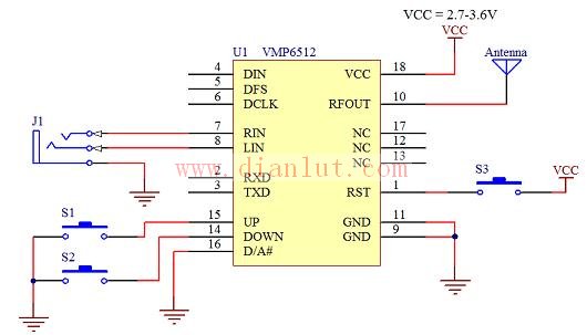 VMR6512 reference design circuit