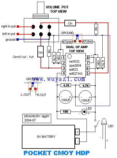 Amp circuit production circuit diagram