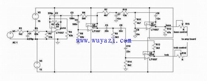 Hivi D1080MKII speaker preamplifier circuit diagram