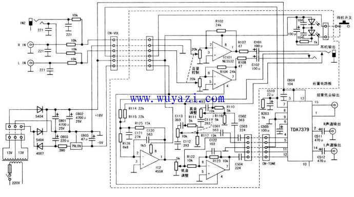 Edifier C1 speaker circuit diagram