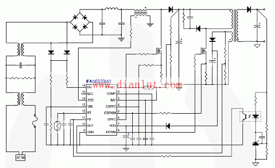 FAN6920MR application circuit