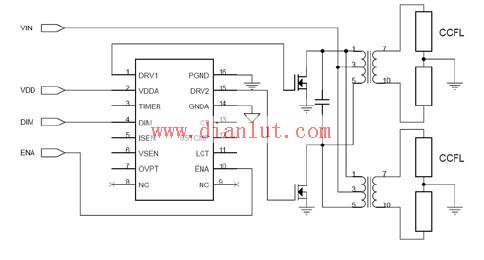 OZ9939 application circuit