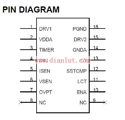 OZ9939 pin function diagram