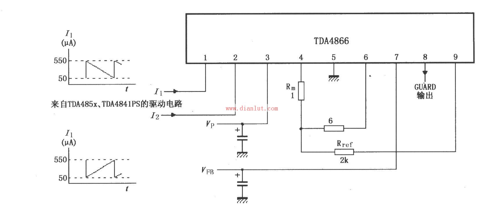 TDA4866 test circuit