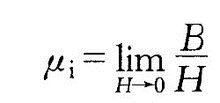 The definition of magnetic permeability indicates the physical quantity of magnetic properties of magnetic media.