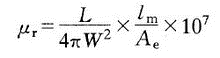 The definition of magnetic permeability indicates the physical quantity of magnetic properties of magnetic media.