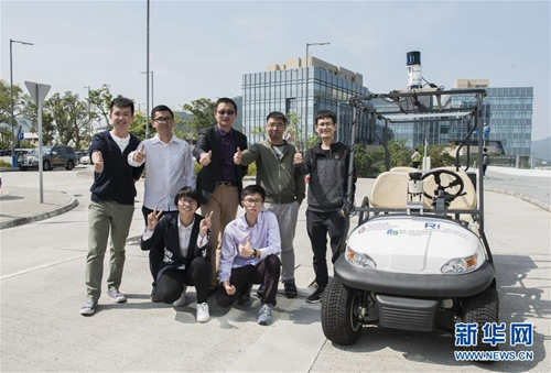 Hong Kong University of Science and Technology successfully developed the first unmanned vehicle in Hong Kong