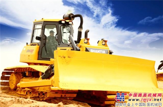 Working condition Almighty King: Shantui DH17 full hydraulic bulldozer