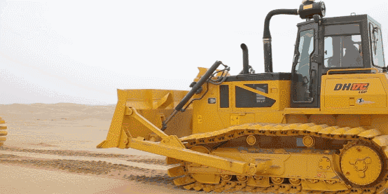 Working condition Almighty King: Shantui DH17 full hydraulic bulldozer