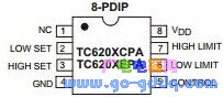 TC620XCPA pin diagram