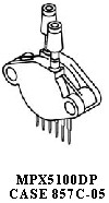 MPX5100DP pin diagram