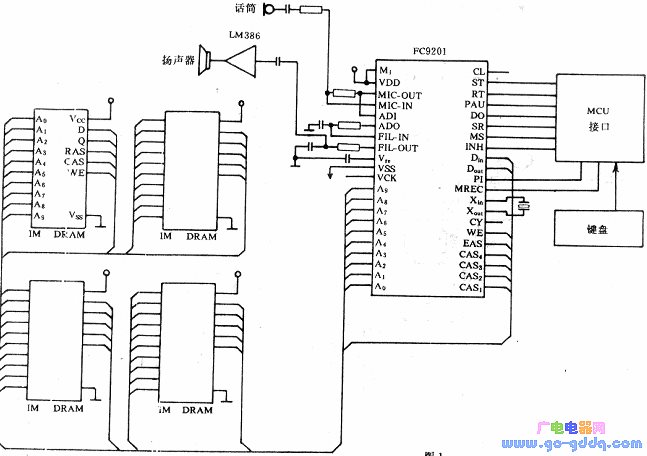 FC9201 typical application electrical schematic