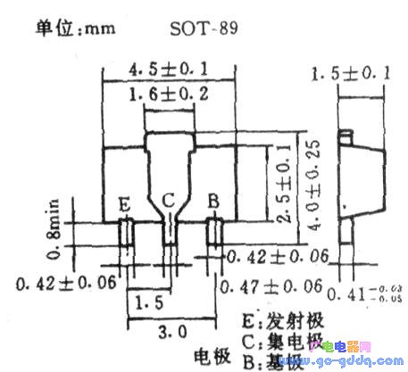 High-power transistor structure diagram