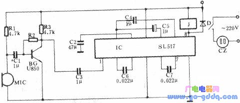 Voice control circuit principle