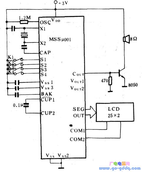 UT671 type time pen circuit schematic