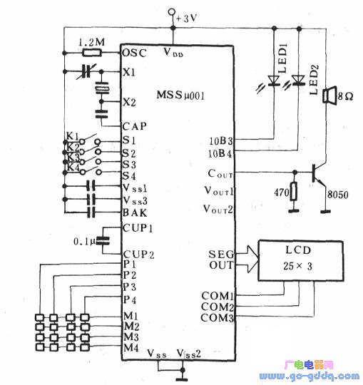 Electrical schematic of intelligent learning machine