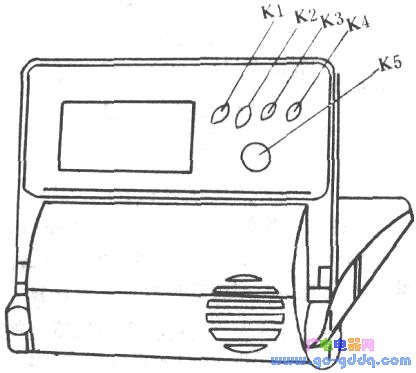 TK500 type time report thermostat outline drawing