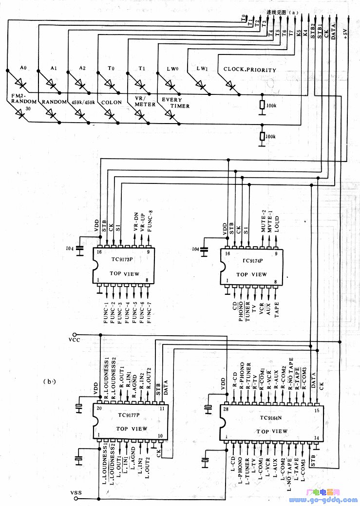 TC9309F-006 Basic Application Circuit Diagram