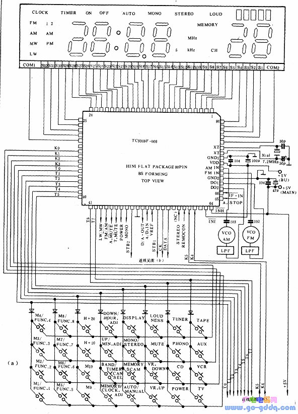TC9309F-006 Basic Application Circuit Diagram