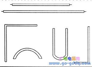 CCFL can be made into different shapes