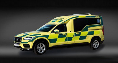 Converting the Volvo XC90 into an ambulance with a sandwich composite