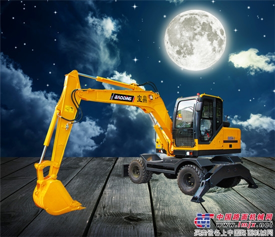 How much is the high efficiency Baoding 95 wheel excavator grab wood machine? Baoding excavator manufacturers