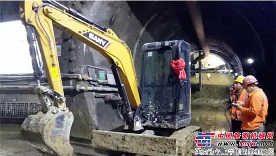No tail flexible construction is efficient, Sany micro-excavation SY35U into a new favorite of subway construction!