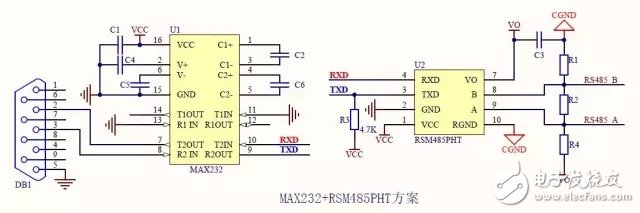 Tells about three kinds of RS232 to RS485 circuit design - circuit diagram reading every day (254)