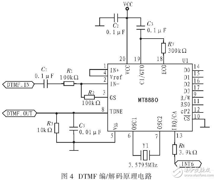 Circuit design using DTMF voice identification playback system