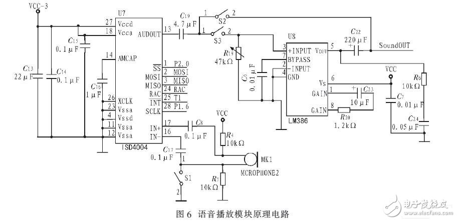 Circuit design using DTMF voice identification playback system