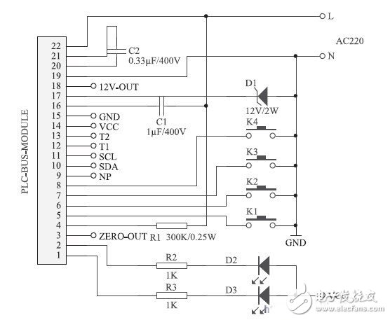 Classroom intelligent lighting control system circuit design - circuit diagram reading every day (74)