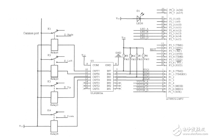 Intelligent speech recognition PTZ rotation system circuit design - circuit diagram reading every day (70)