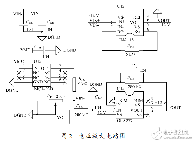 Platinum RTD temperature measurement system hardware circuit - circuit diagram read every day (65)