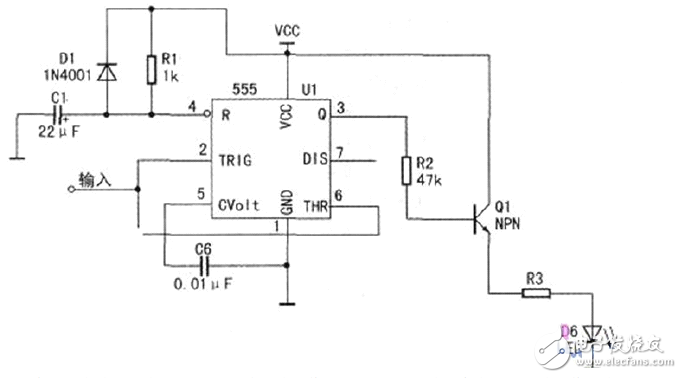 Laser detection indicating device system circuit design